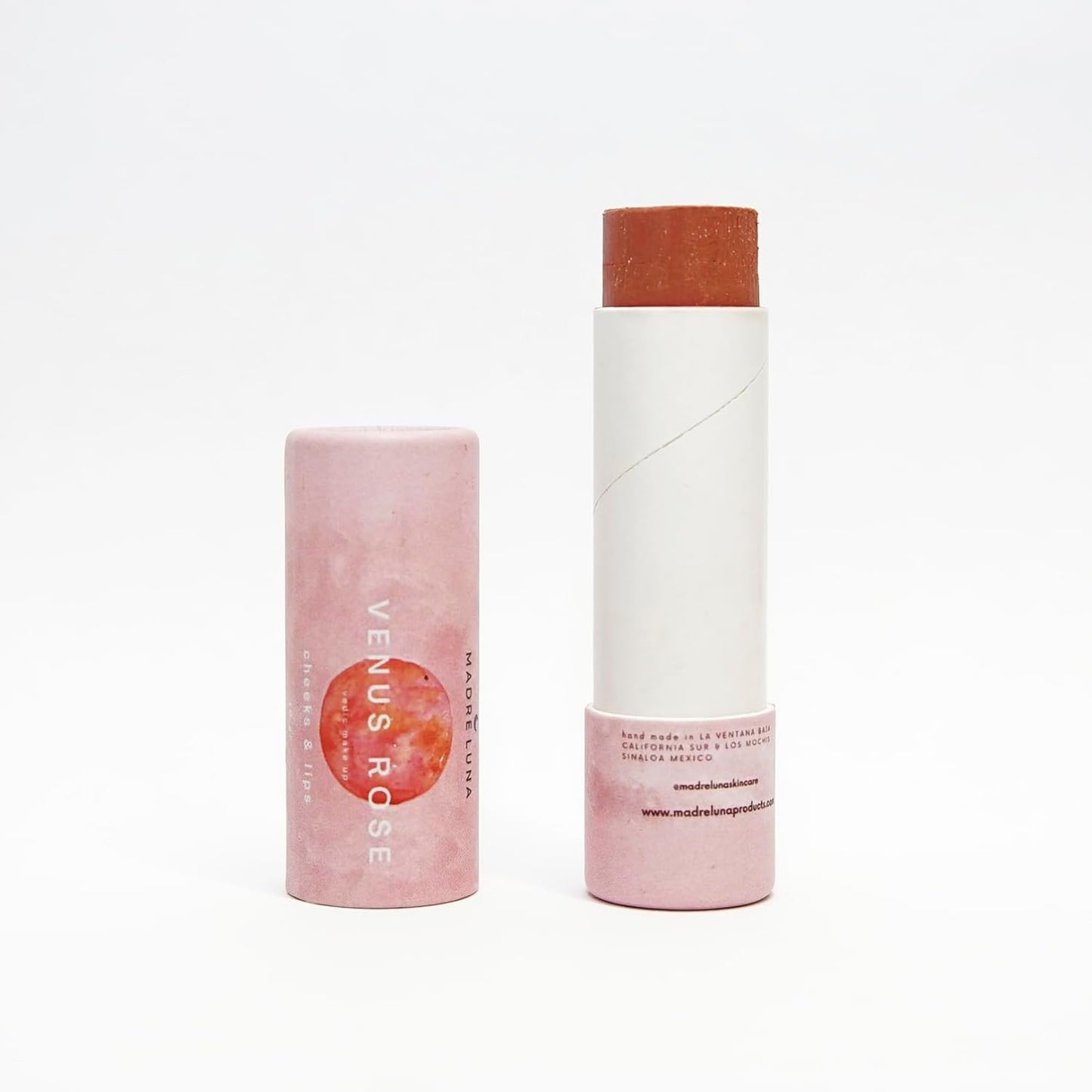 MADRE LUNA AYURVEDIC SKIN CARE, Cheeks & Lips, Lip Balm, Natural Look, Deep Hydratation. (Cosmic Balm) Deep Hydration, UV Protection, Enhances Lip Glow, with Cocoa Butter.