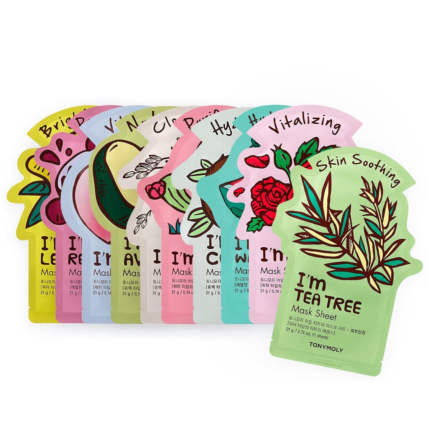 TONYMOLY I'M Real Rose Hydrating Mask Sheet, Pack of 1
