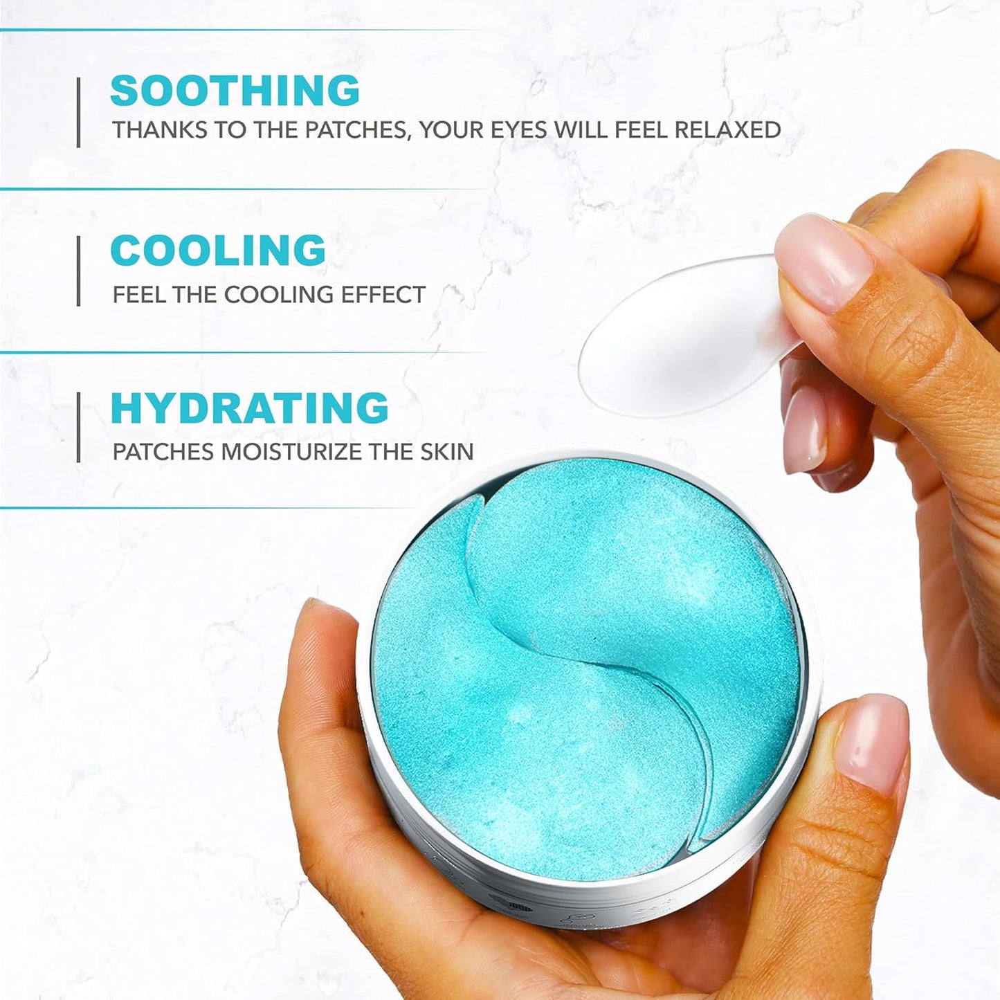 Under Eye Patches for Puffy Eyes and Dark Circles - Retinol Collagen under Eye Masks - Reduce Wrinkles & Bags - Skin Treatment Pads - anti Aging Moisturizer Mask for Women Gift - 60 Eye Gel Pads