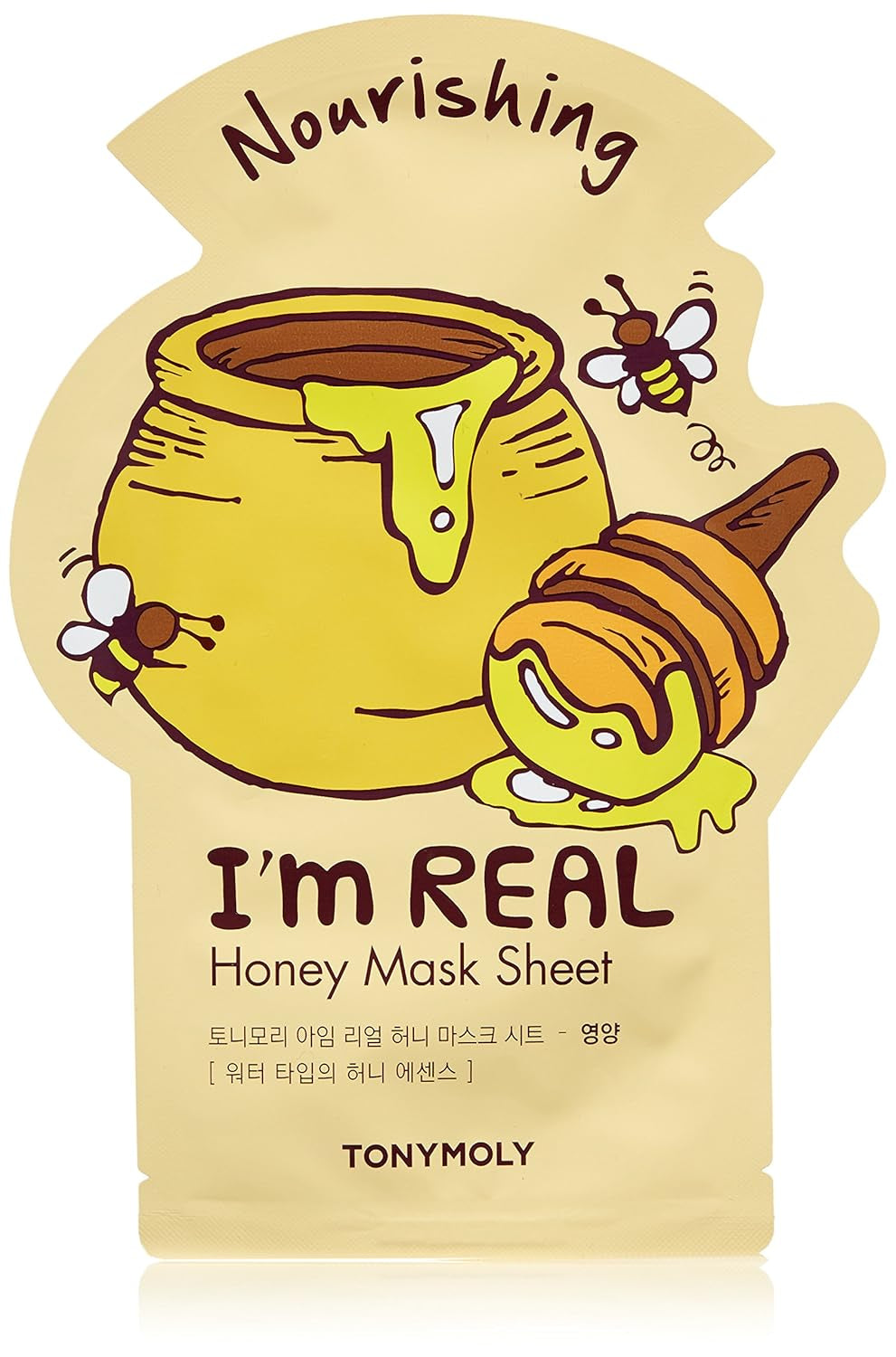 TONYMOLY I'M Real Rose Hydrating Mask Sheet, Pack of 1