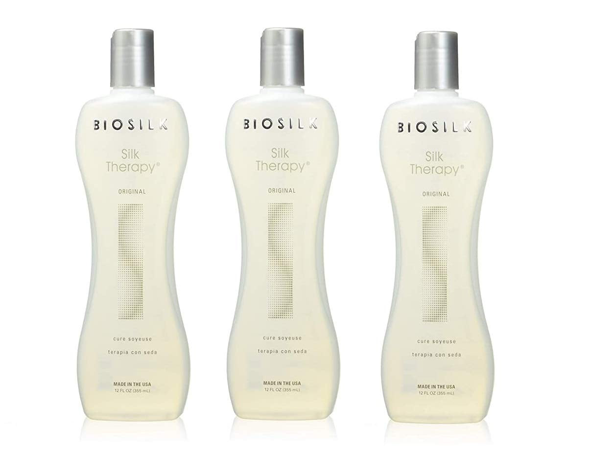 Biosilk Silk Therapy Original, Reconstructing Treatment for Adding Shine & Helping Prevent Split Ends, Sulfate, Paraben, & Cruelty-Free, 5.64 Oz