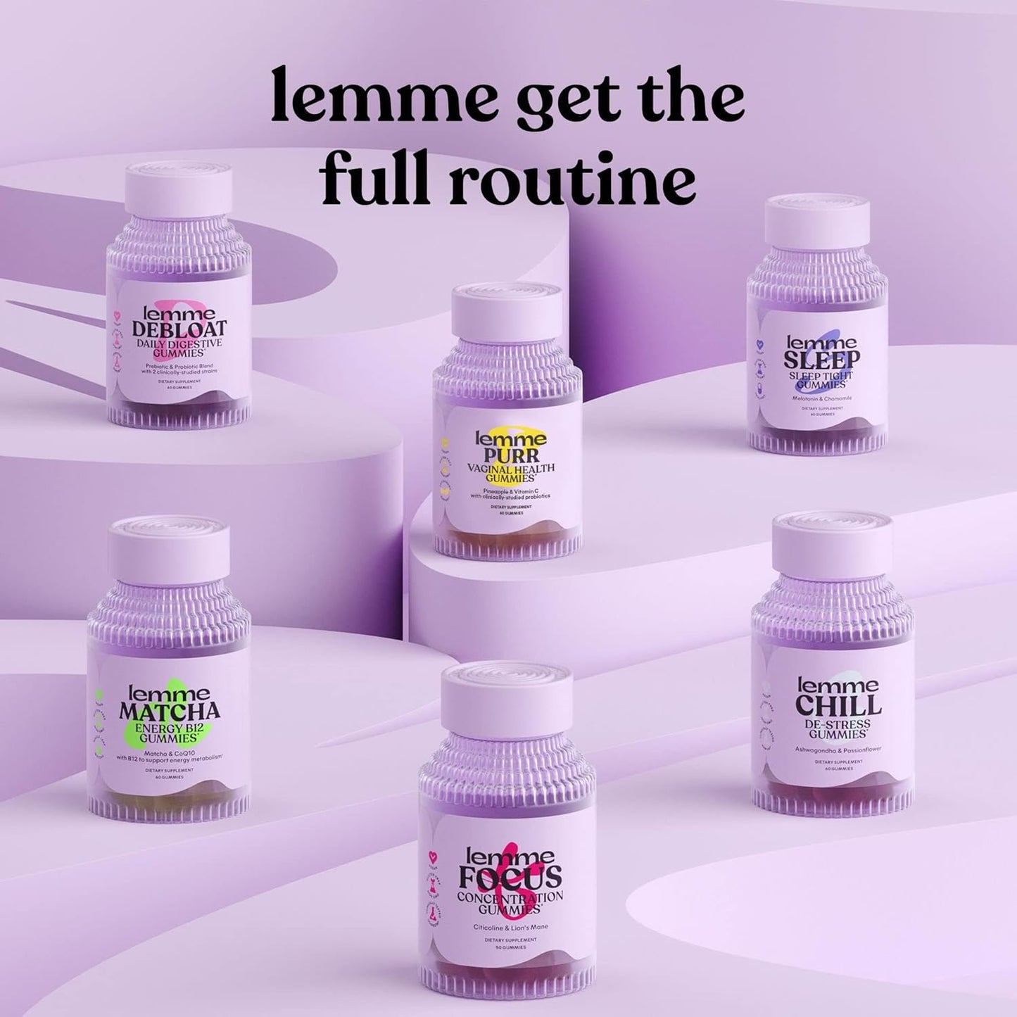 Lemme Purr Vaginal Probiotic Gummies for Women - Balanced Ph, Healthy Odor, Yeast Balance & Flora Support + Vitamin C for Immune Health - Tasty Pineapple (60 Count)