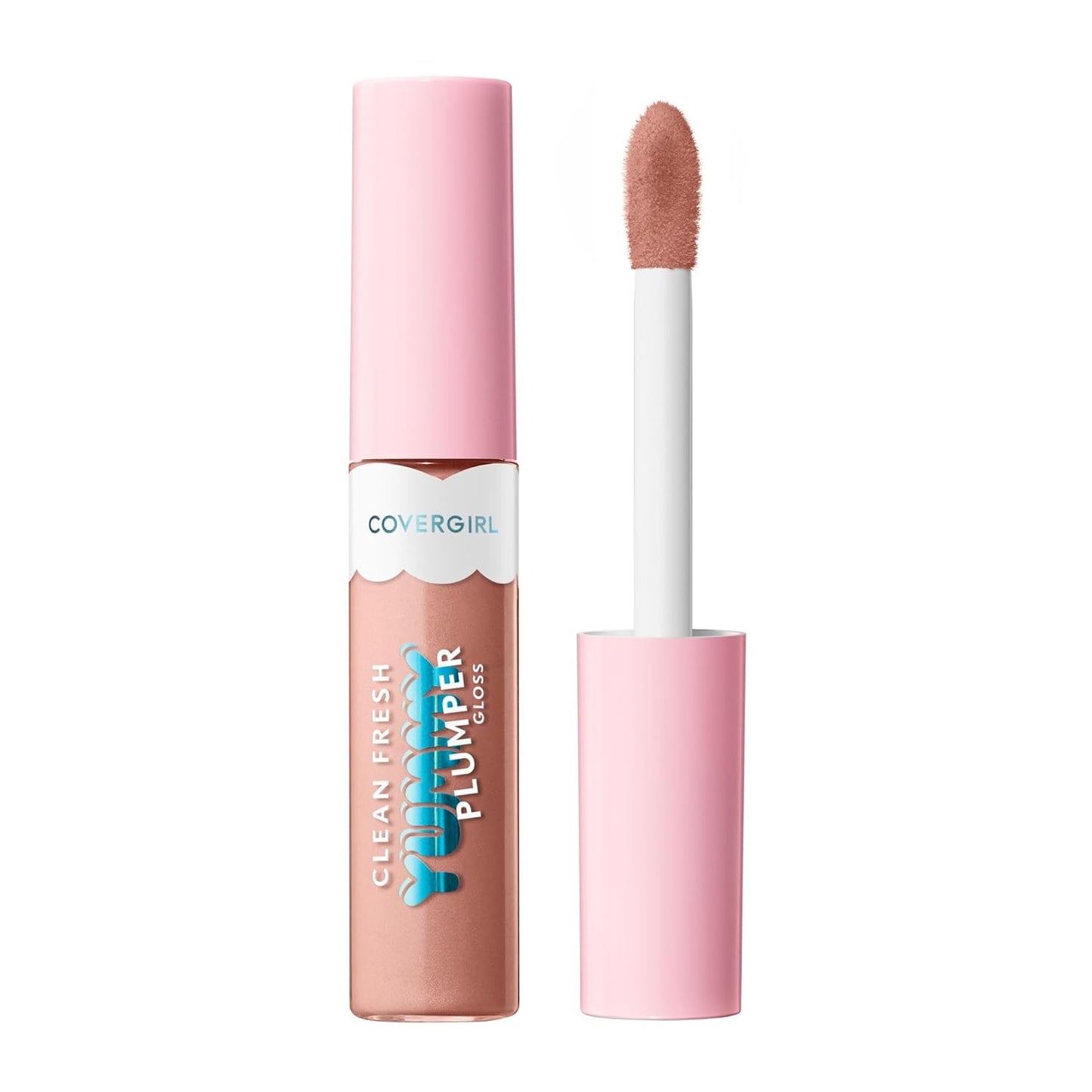 COVERGIRL Clean Fresh Yummy Gloss – Lip Gloss, Sheer, Natural Scents, Vegan Formula - Coconuts about You