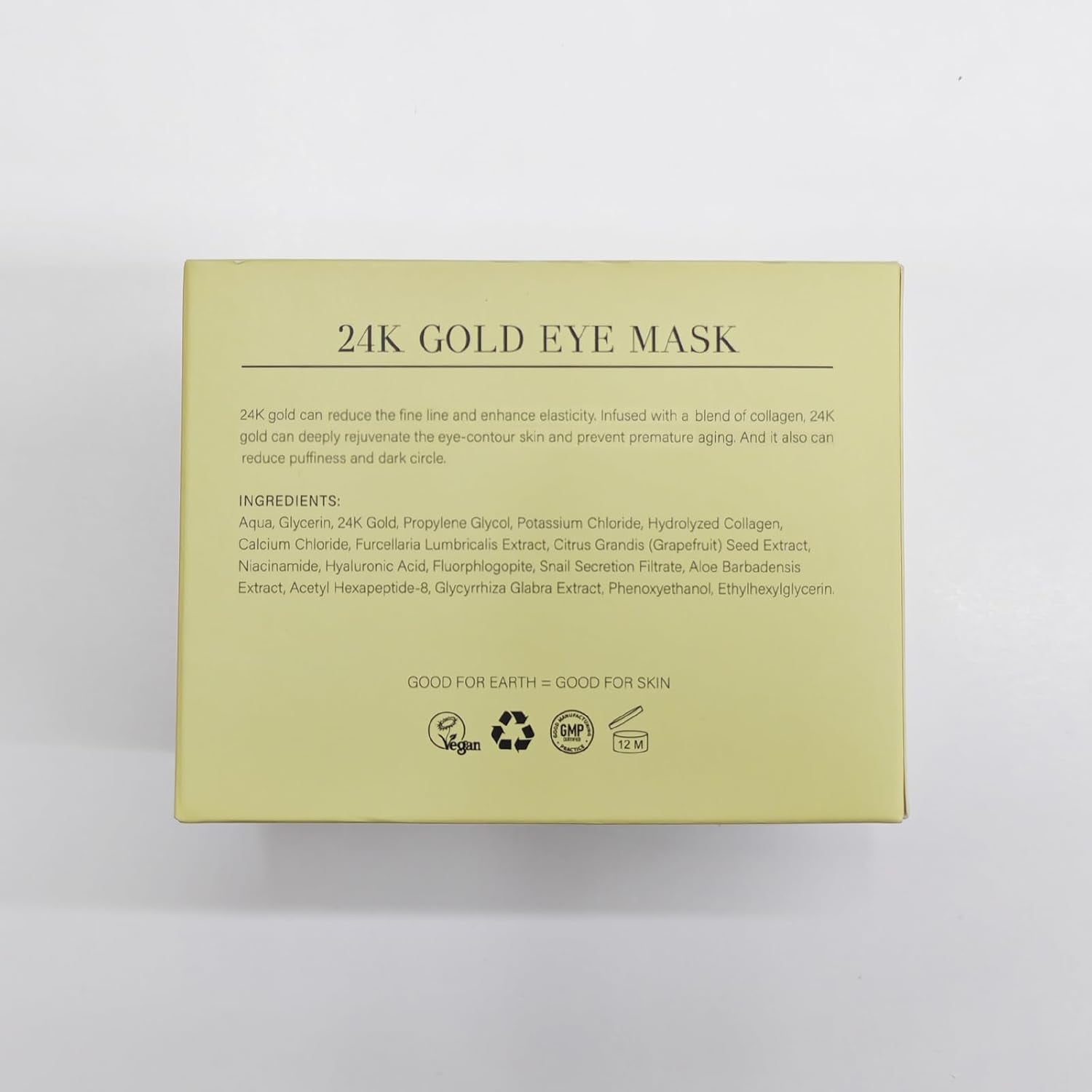 Under Eye Patchs (30 Pairs) 24K Gold Eye Mask and Hyaluronic Acid Eye Patch and Rose Eye Masks for Dark Circles and Puffiness Wrinkle Eye Bags (24K Gold)