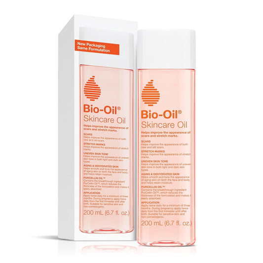 Bio-Oil Skincare Body Oil, Vitamin E Serum for Scars & Stretchmarks, Dermatologist Recommended, All Skin Types, 6.7 Oz