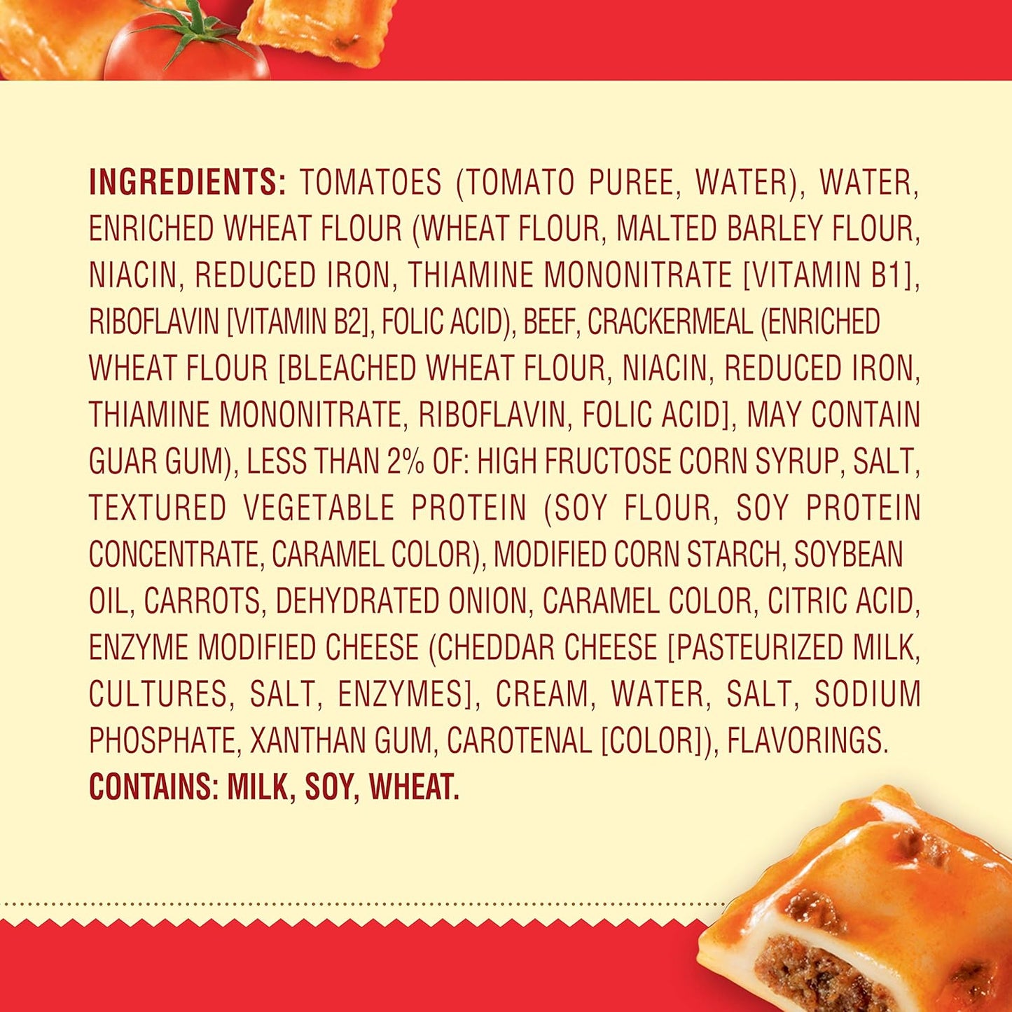 Chef Boyardee Beef Ravioli, 15 Oz