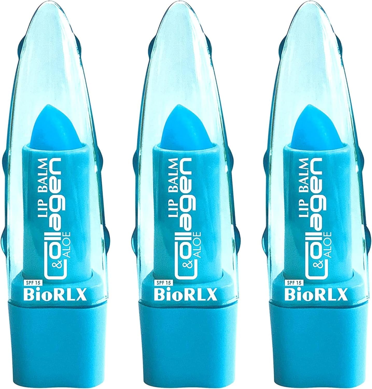 Biorlx Collagen & Aloe Vera Lip Balm - Advanced Anti-Aging Lip Care for Youthful and Hydrated Lips (Collagen, 0.12 Ounce (Pack of 1))