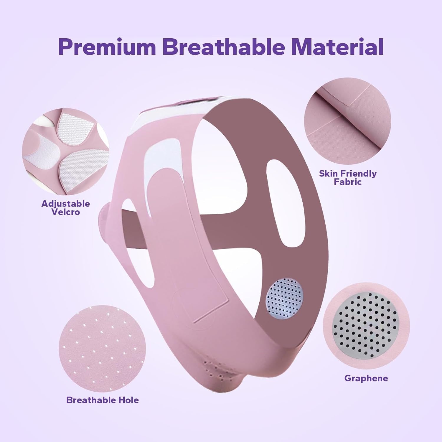 V-Line Lifting Chinstrap, V-Line Mask, Chinstrap for Sleeping, Reusable Face Strap, Chin up Patch, V-Shaped Belt, Shaped Face Mask for Sagging
