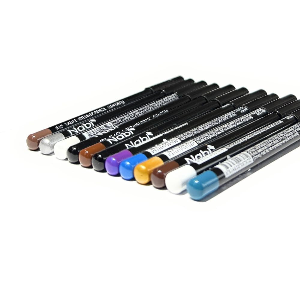12 Colors Eyeliner Pencil Set, High Pigmented Eye Makeup Soft Pencils, Long Wearing, Deep and Rich in Color, Smooth Ultra Fine