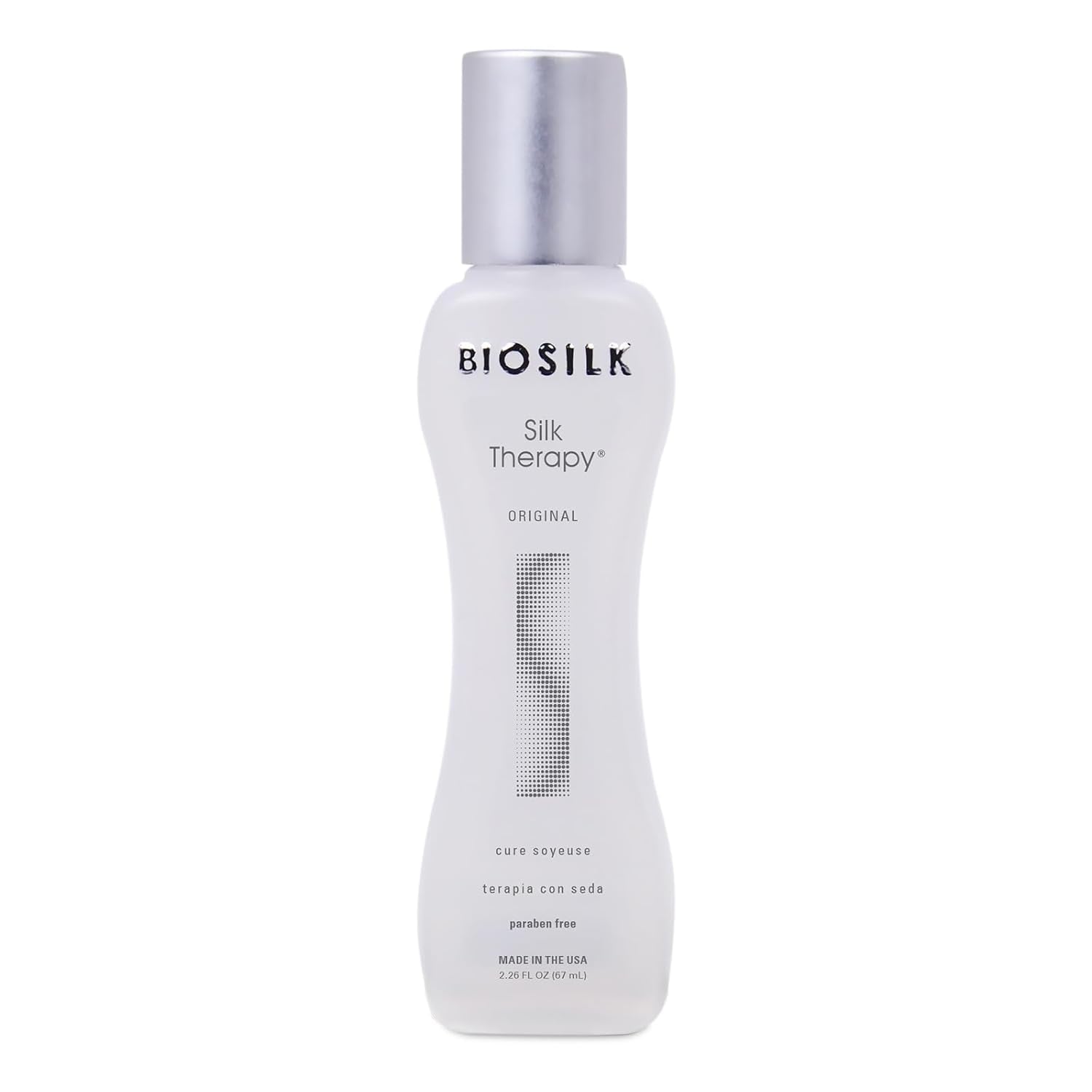 Biosilk Silk Therapy Original, Reconstructing Treatment for Adding Shine & Helping Prevent Split Ends, Sulfate, Paraben, & Cruelty-Free, 5.64 Oz