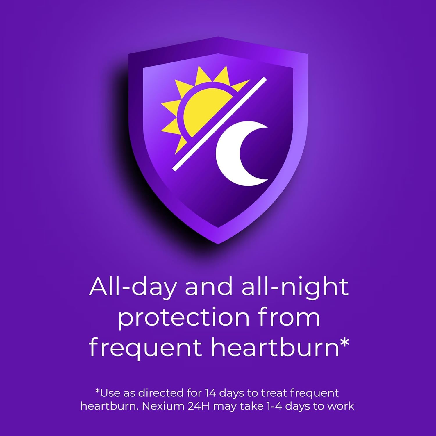 Nexium 24HR Acid Reducer Heartburn Relief Capsules for All-Day and All-Night Protection from Frequent Heartburn, Heartburn Medicine with Esomeprazole Magnesium - 42 Count