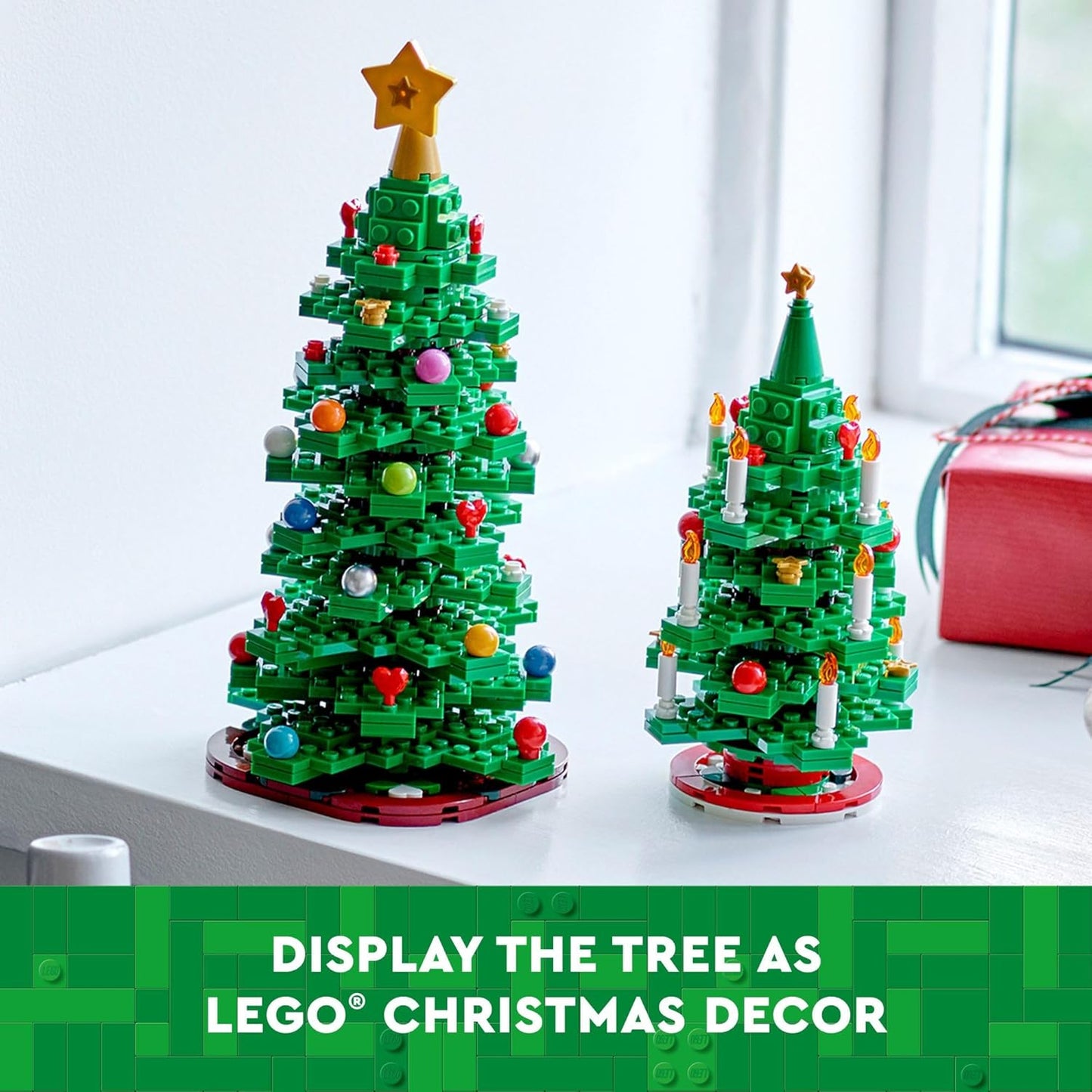 LEGO Christmas Tree - Building Toys for Kids, Boys & Girls, Ages 12+ - Mini Christmas Tree Decorations for Tabletop & Home - Gifts for Boys & Girls - 40573