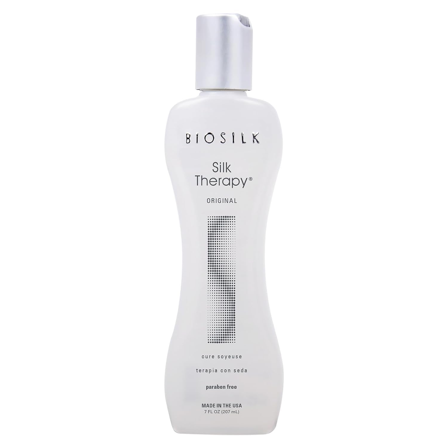 Biosilk Silk Therapy Original, Reconstructing Treatment for Adding Shine & Helping Prevent Split Ends, Sulfate, Paraben, & Cruelty-Free, 5.64 Oz