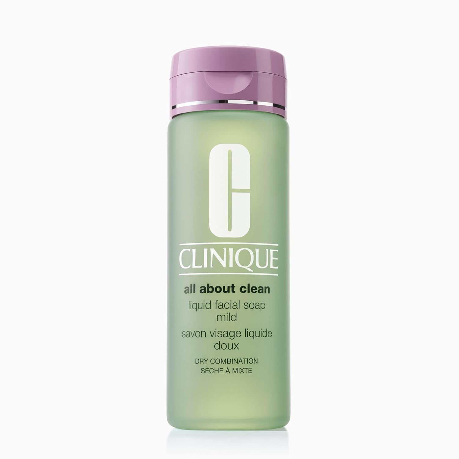 Clinique All about Clean Liquid Gentle Facial Cleanser Soap for Dry Combination Skin Types, Mild