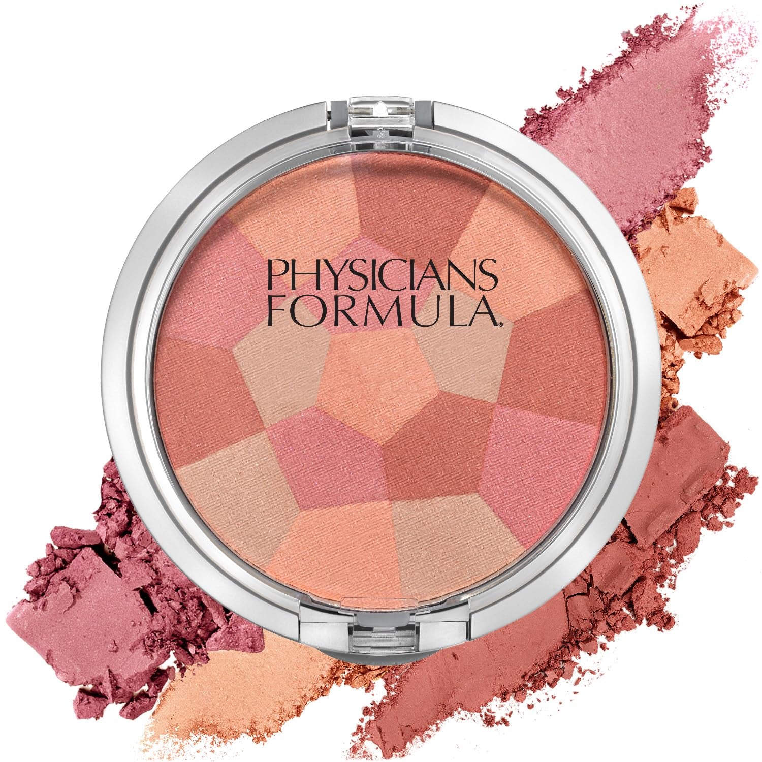 Physicians Formula Powder Palette Multi-Colored Blush Powder Blushing Rose, Dermatologist Tested