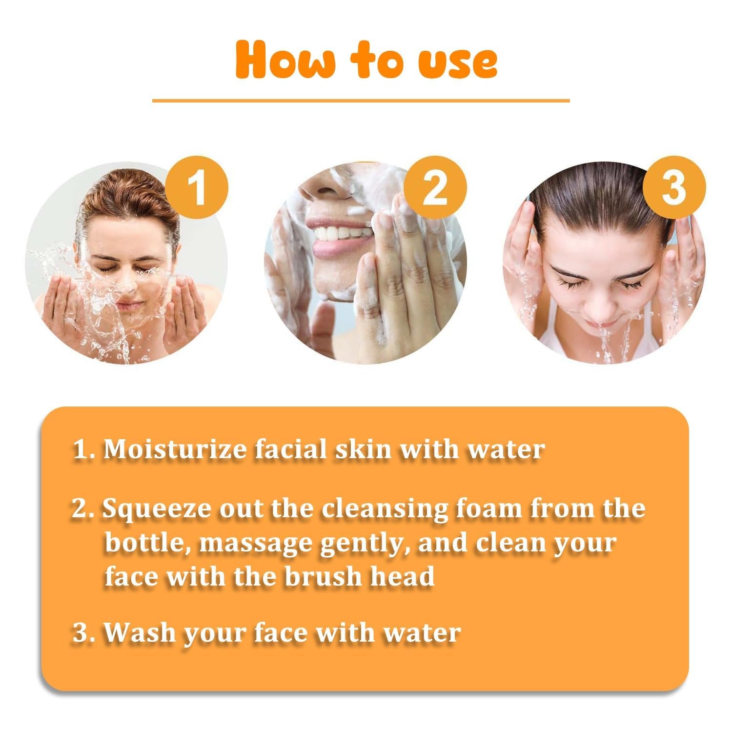 Turmeric Facial Cleanser, Turmeric Facial Wash, Turmeric Foaming Cleanser for All Skin