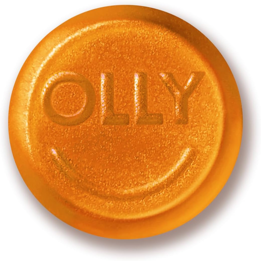 OLLY Kids Chillax Gummies, L-Theanine, Magnesium, Lemon Balm, Chewable Supplement, Sherbet Flavor with Other Natural Flavor - 50 Count