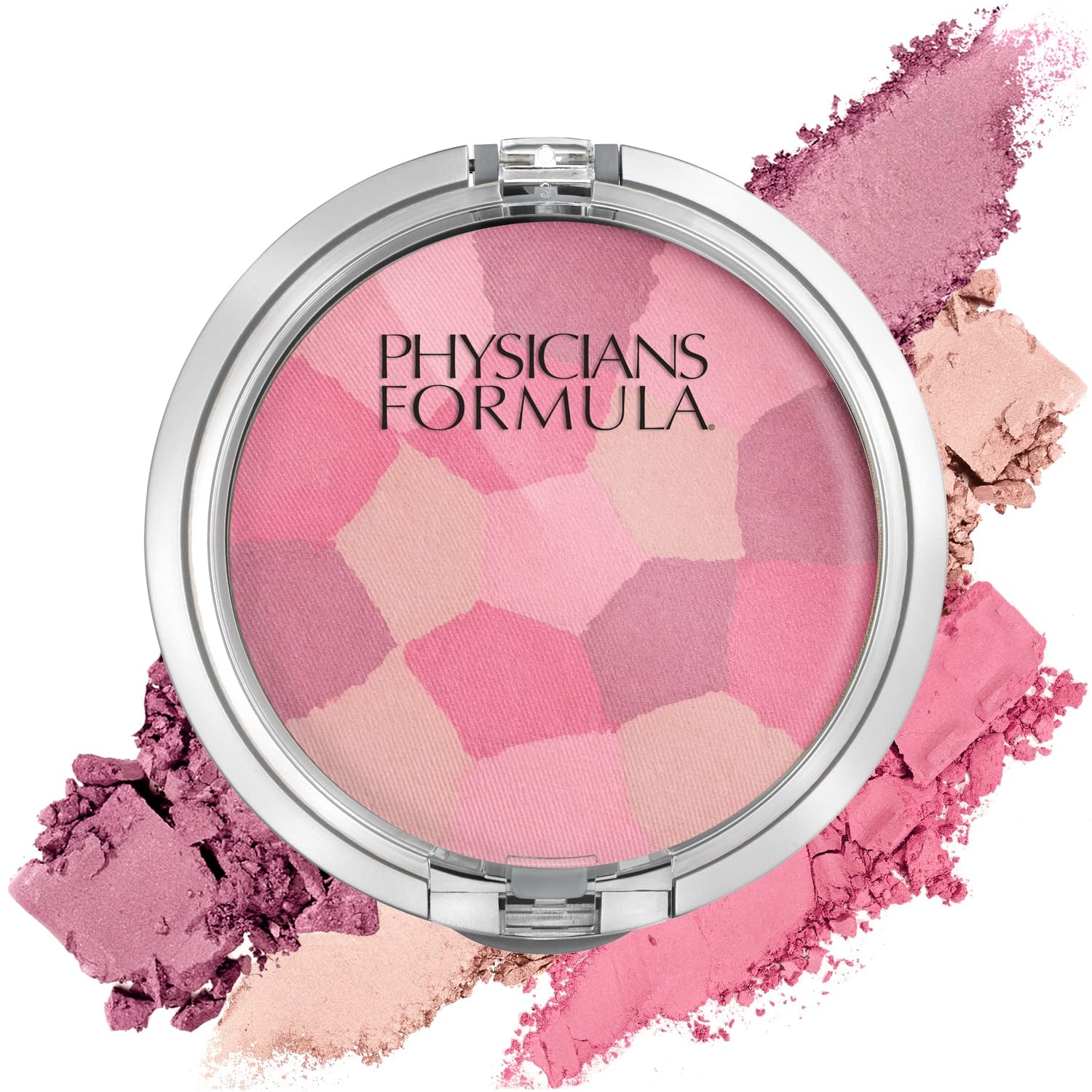 Physicians Formula Powder Palette Multi-Colored Blush Powder Blushing Rose, Dermatologist Tested