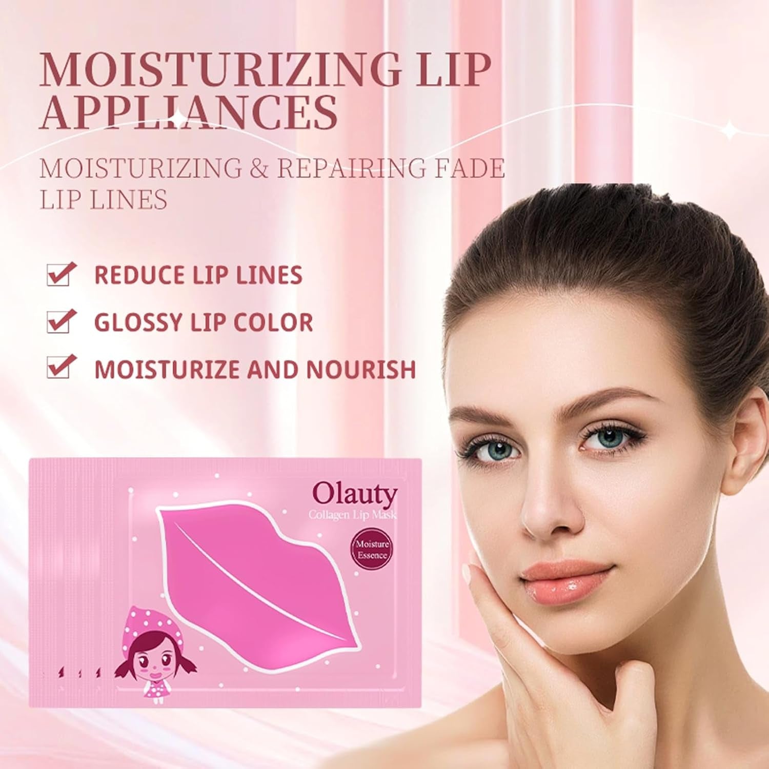 30 Pairs Lip Mask & under Eye Mask Set, Christmas Gifts for Womens, 24K Gold under Eye Patches, Collagen Skin Care for Puffy Eyes, Dark Circles and Dry Lips, Masks for Moisturizing & Smooth Wrinkles