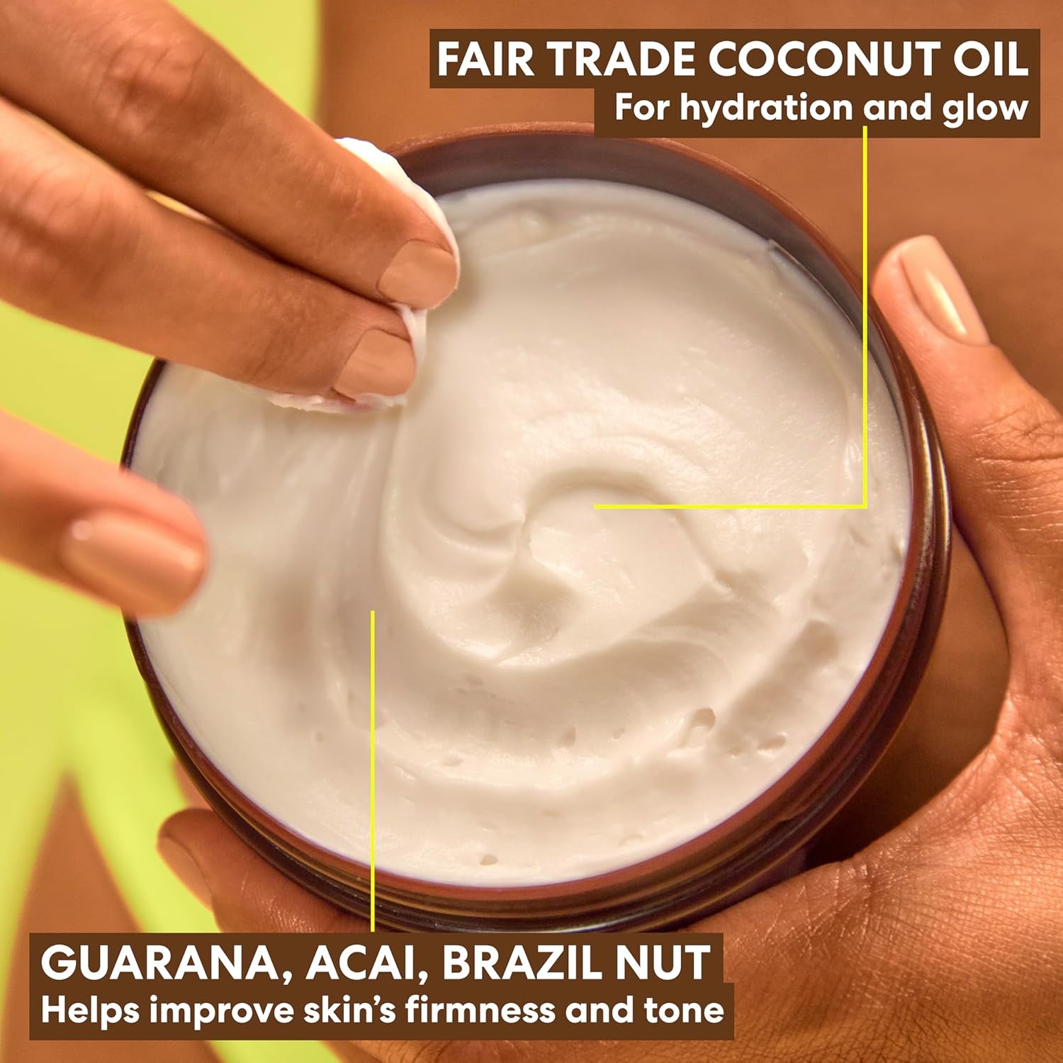 Palmer'S Coconut Oil Formula Brazilian Coco Cream with Vitamin E, 8.8 Fl Oz, Whipped Bum, Bust & Body Cream, Helps with Skin Tightening & Firming