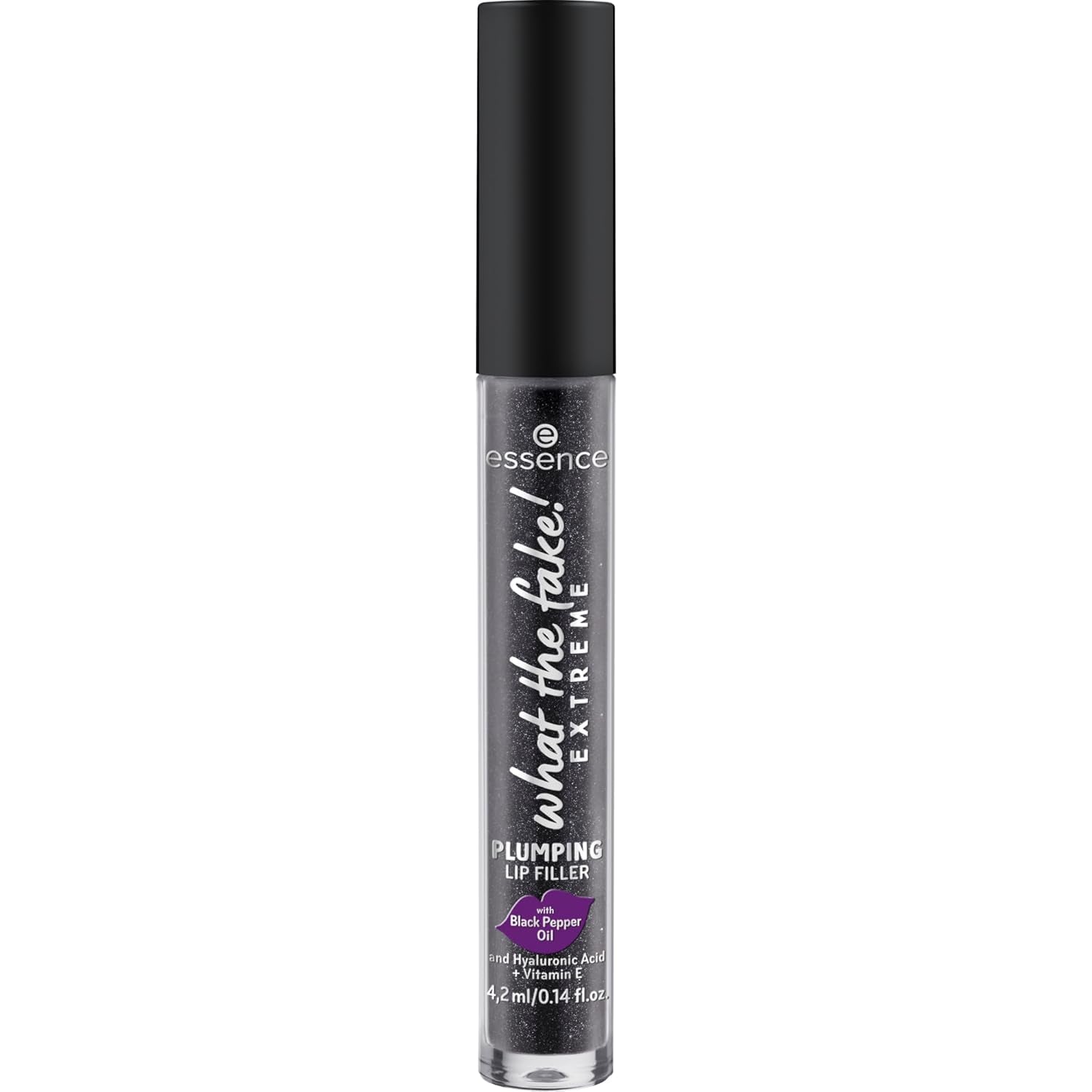 Essence | What the Fake! Plumping Lip Filler | Volumizing Lip Gloss Made with Hyaluronic Acid and Vitamin E | Vegan & Cruelty Free, Gluten Free | Free from Fragrance & Parabens (02 | Oh My Nude!)