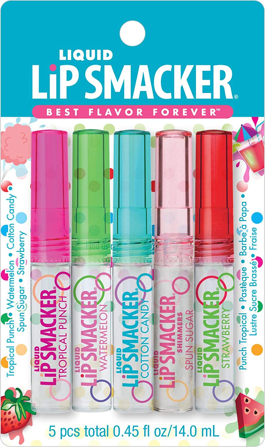 Lip Smacker Liquid Lip Gloss Friendship Pack, 5 Count