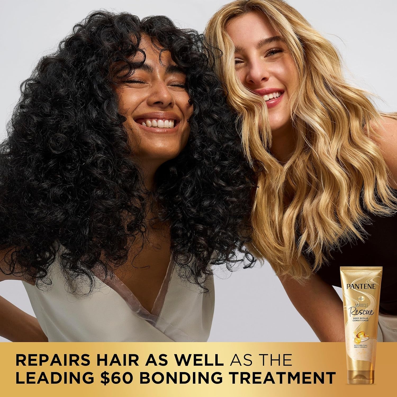 Pantene Miracle Rescue Deep Conditioner - Melting Pro-V Pearls for Dry, Damaged or Color-Treated Hair, Softens and Repairs, 8.0 Oz