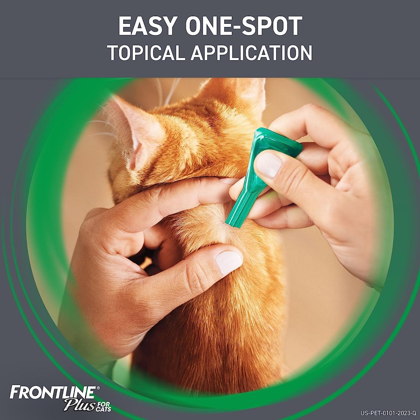 Frontline plus Flea and Tick Treatment for Cats over 1.5 Lbs. 3 Treatments