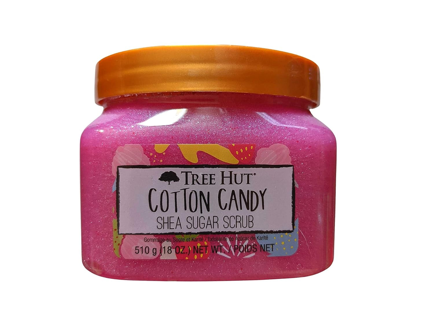 Tree Hut Exotic Bloom Shea Sugar Scrub | Exfoliating Body Scrub Removes Dead, Dry Skin for a Soft & Hydrated Feel | Nourishing Essential Body Care | 18 Fl Oz.