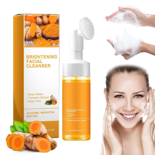 Turmeric Facial Cleanser, Turmeric Facial Wash, Turmeric Foaming Cleanser for All Skin