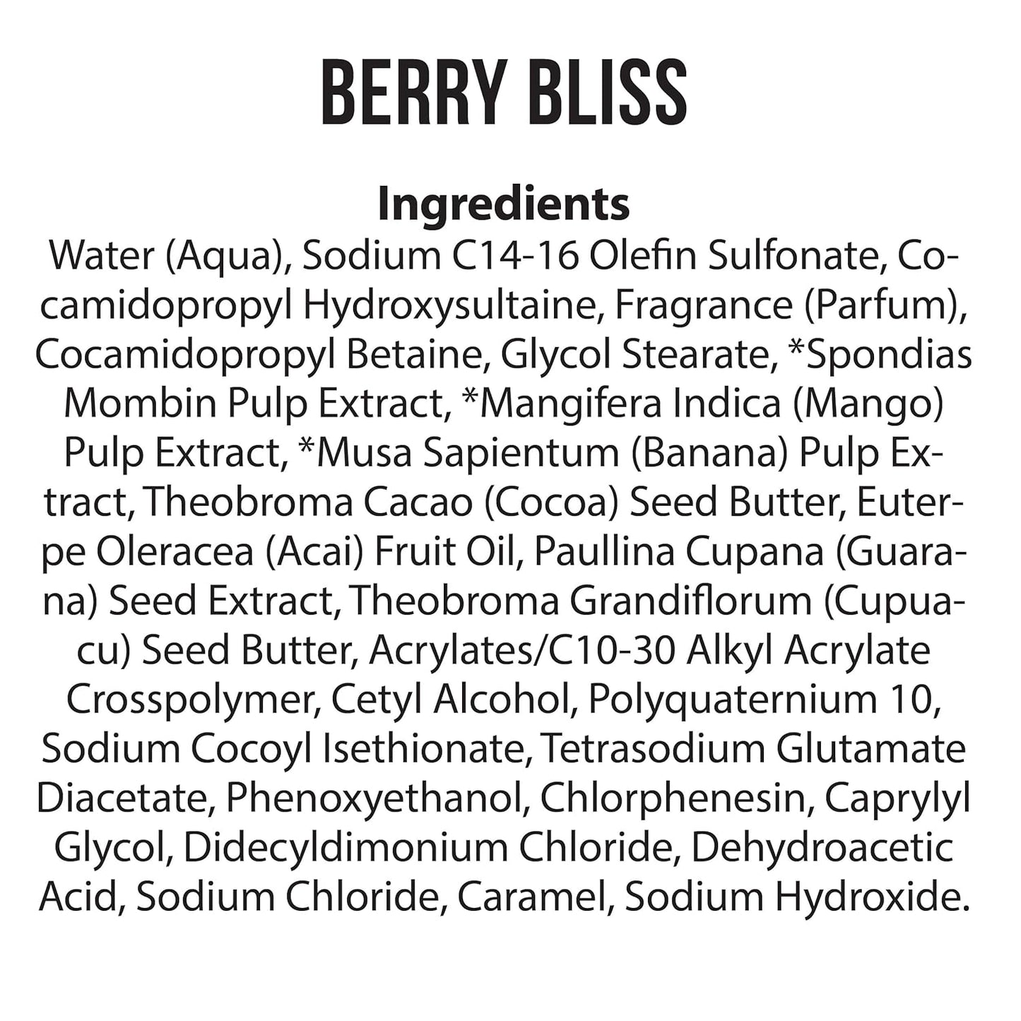 Berry Bliss Body Wash, 25.4 FO