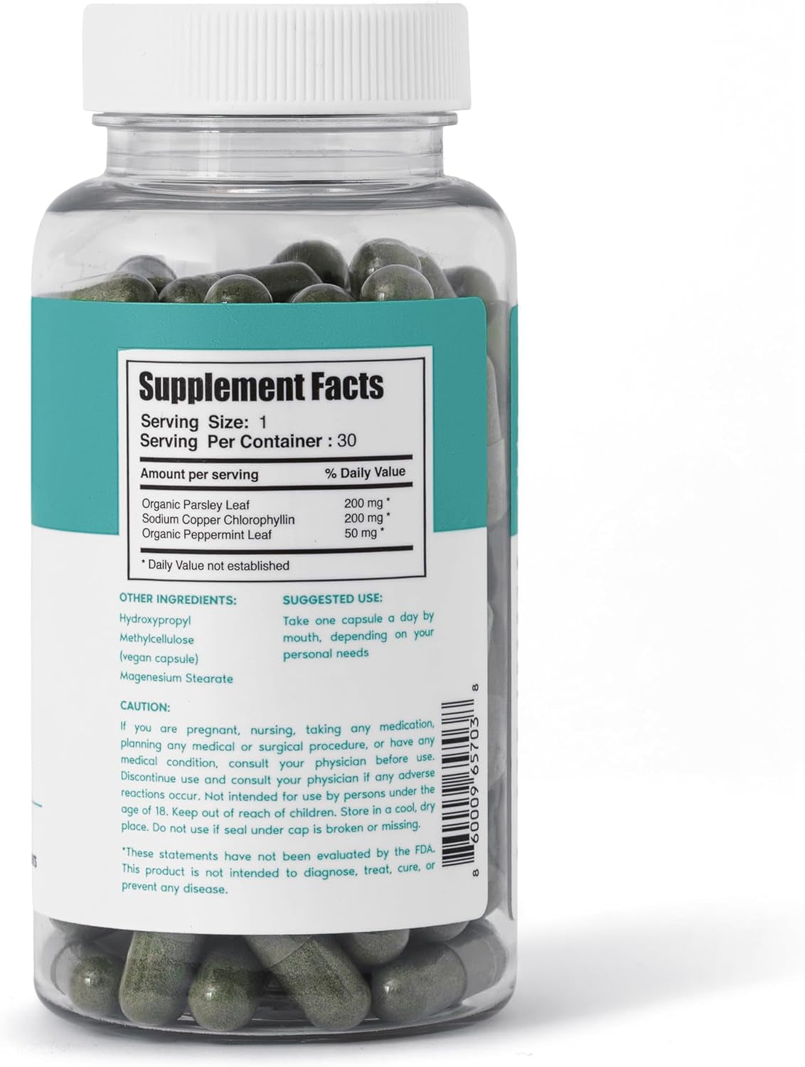 Body Magic Chlorophyll Capsules - 30 Vegan Capsules for Detox, Digestion, Gut Health, Skin Support, and Oily Skin - Natural Energy Booster (200 Mg) (100Mg) (200Mg)
