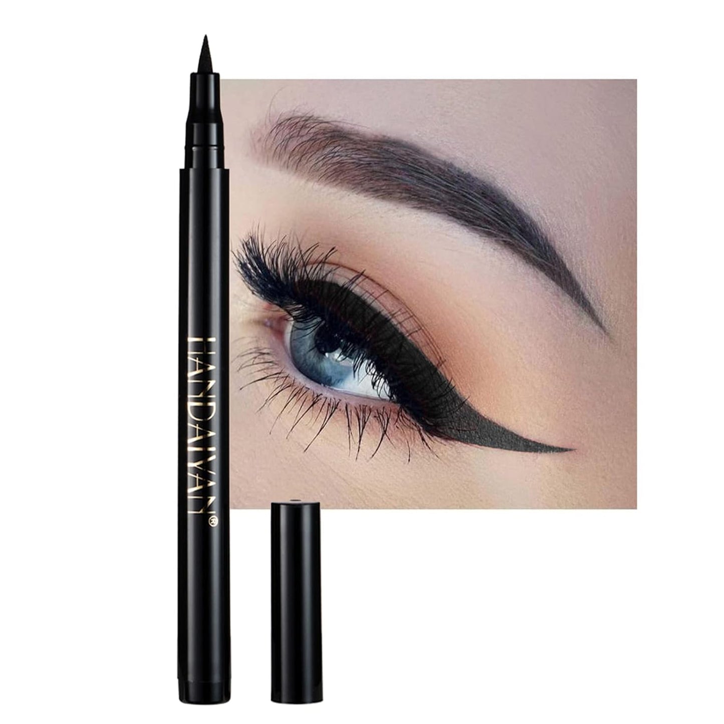 Liquid Vegan Eyeliner, Colorful Neon Eyeliner Pencil, Long-Lasting, Waterproof, Smudge Proof, Sharp Tip, Quick Dry, Easy Cleansing Makeup Gift for Women (Sky Blue#5)