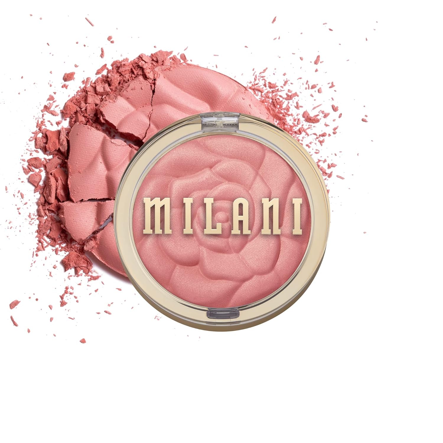 Milani Baked Blush - Dolce Pink (0.12 Ounce) Cruelty-Free Powder Blush - Shape, Contour & Highlight Face for a Shimmery or Matte Finish