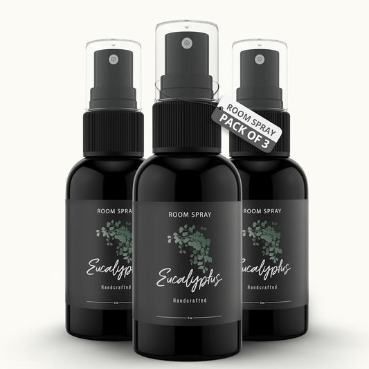 General Room Spray, Long Lasting Fragrance, Spa Fragrance Experience (Eucalyptus, 3 Pack)