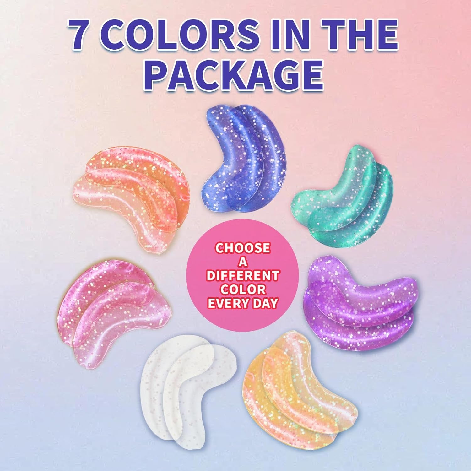 Miniling 28 Pairs Collagen Eye Masks, Reduce Wrinkles under Eye Patches for Puffy Eyes, Dark Circles, Eye Bags, Natural Collagen Eye Gels Pads Face Moisturizer for Women Men