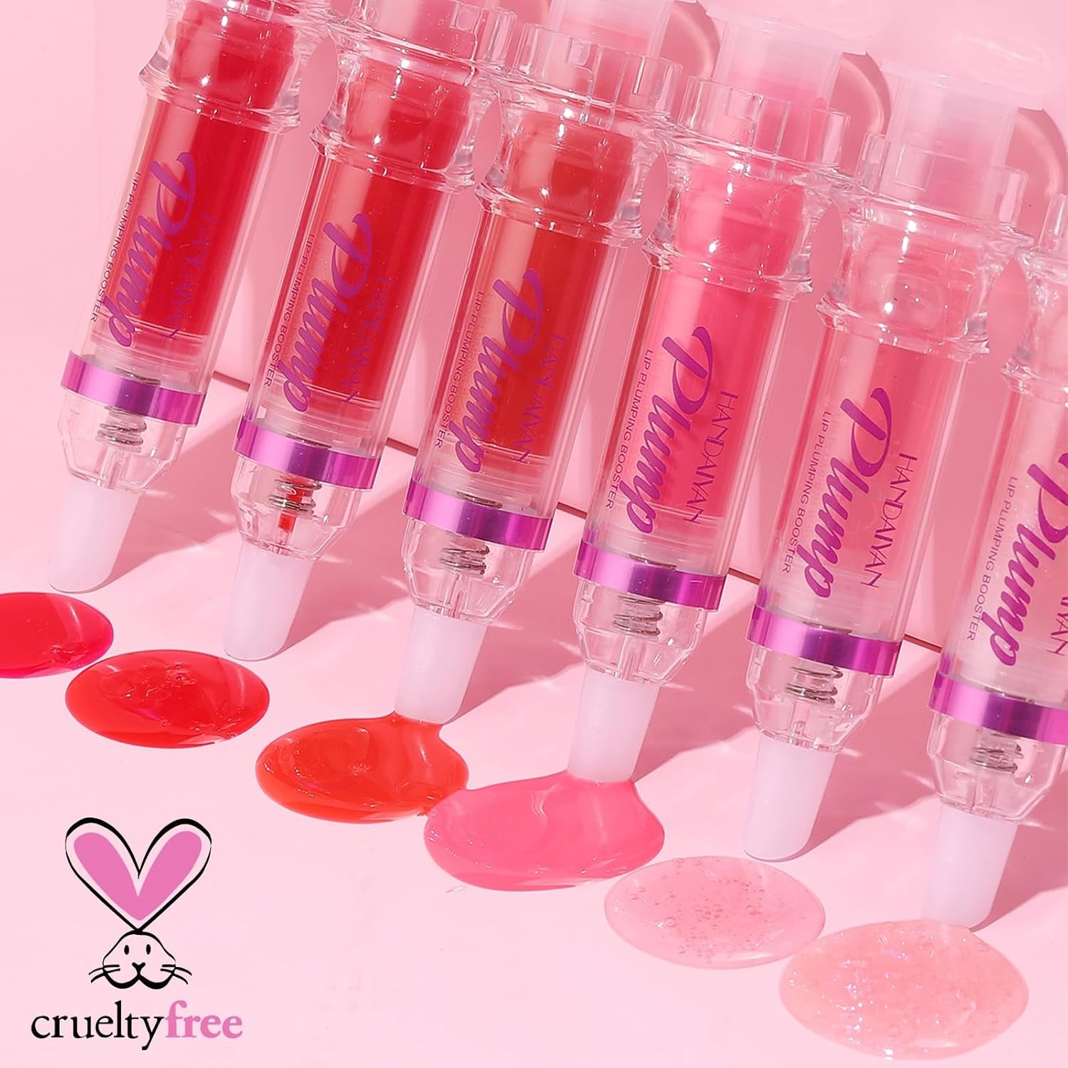 Erinde Lip Plumper Gloss, Natural Spicy Lip Plumping Booster Lip Plumping Oil, Ultra-Hydrating & Nourishing Plump and Pout Lip Plumper, Glossy Finish Fuller Lip Plumping Lip Gloss for Women Girls, 02#