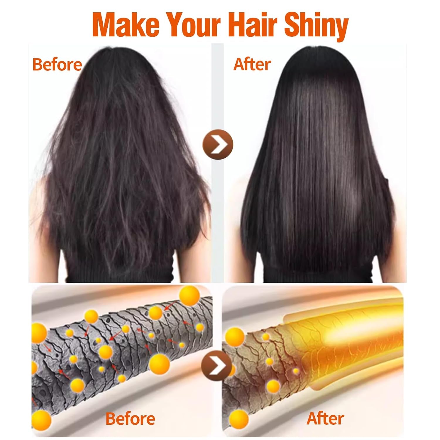Keratin Hair Mask,Keratin Hair Treatment 250G Hair Mask for Dry Damaged Hair,Hair Treatment Mask Deep Repair Damage Hair Root,Natural Deep Conditioner Hydrating Hair Masque