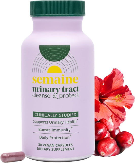 Urinary Tract Cleanse & Protect – 30 Ct, Rapid Relief, Cleanse Biofilm. UTI Prevention Supplement for Women, Support Urinary Tract Health. Combines Cranberry Proanthocyanidins with Hibiscus.