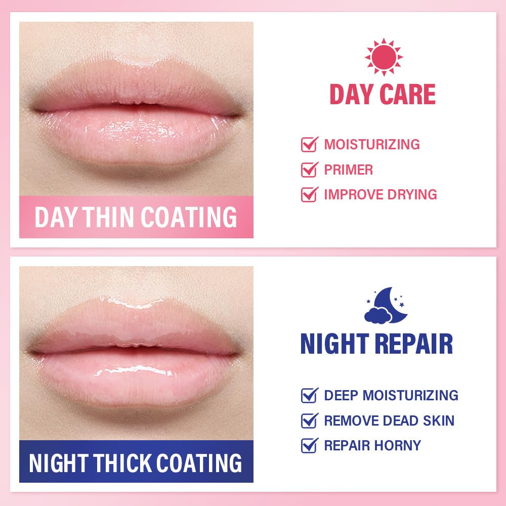 Sleeping Lip Mask, Nourish & Hydrate Lip Mask with Vitamin C, Antioxidants, Lip Balm, Lip Skin Care, Improve Lip Color, Reduce Lip Lines