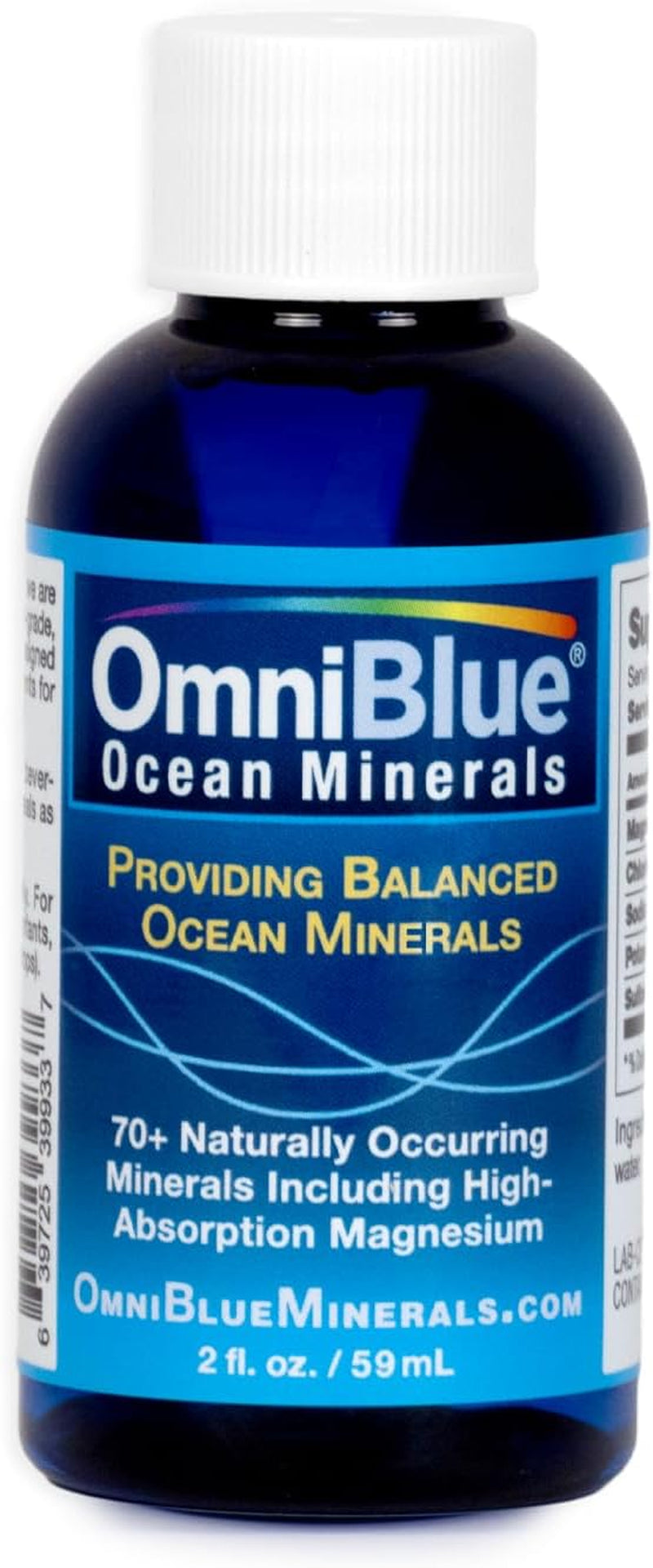 Ocean Minerals Liquid Magnesium (420Mg) & 70+ Trace Minerals | Natural Remineralization for Muscle Wellness, Deep Sleep, Smooth Digestion, Heart Function | 8Oz Bottle