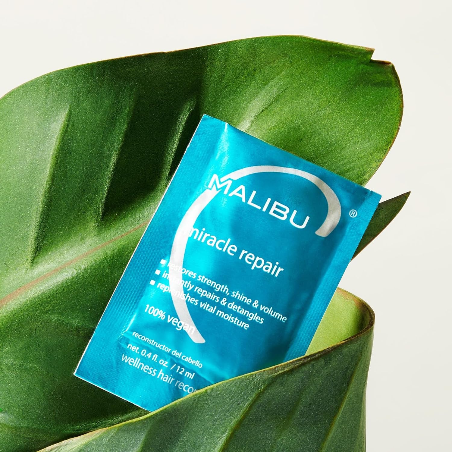 Malibu C Miracle Repair Hair Reconstructor - Nourishing Hair Repair Treatment for Weak, Damaged Strands - Flax Protein & Vitamin B5 for Hair Strength