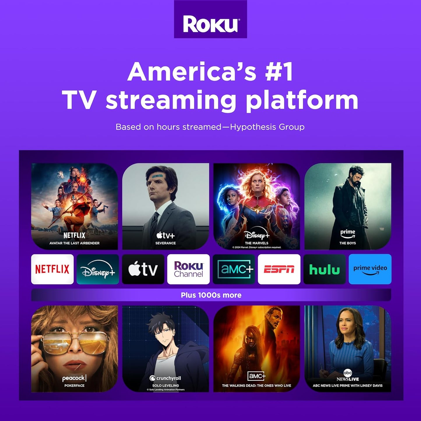 Roku Streaming Stick 4K | Portable Roku Streaming Device 4K/Hdr/Dolby Vision, Roku Voice Remote, Free & Live TV