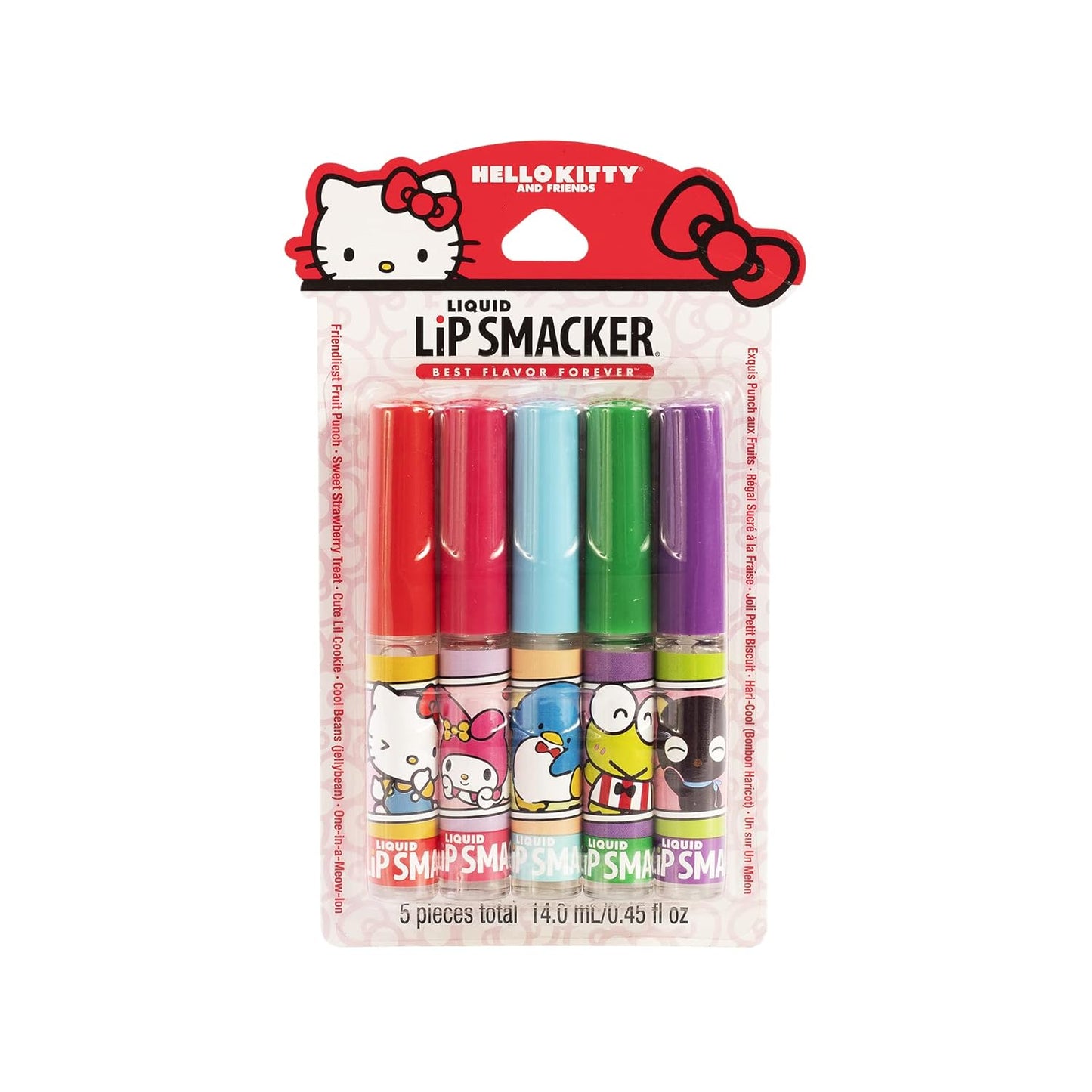 Lip Smacker Liquid Lip Gloss Friendship Pack, 5 Count