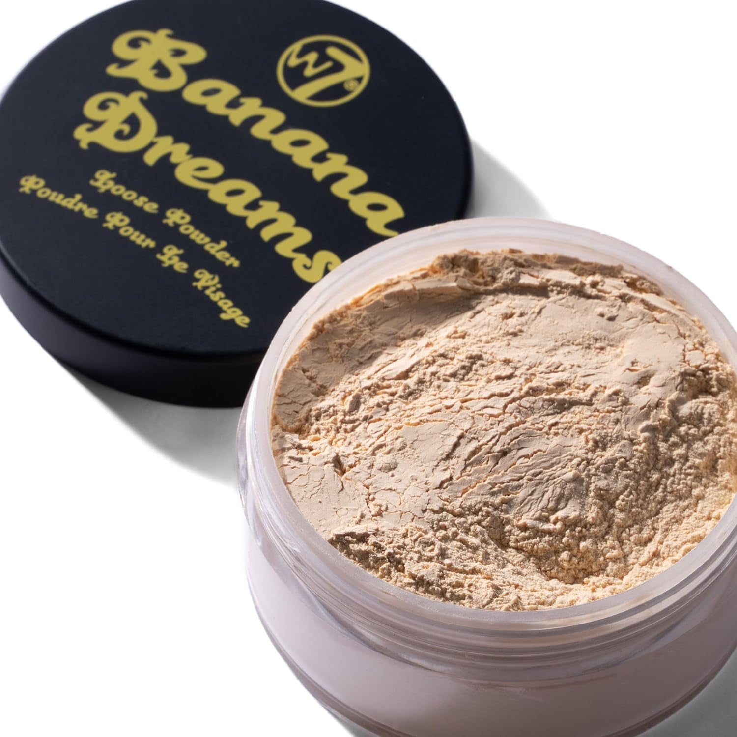 W7 Loose Face Powder Trio - 3 Piece Set - Banana, Nude & Pink Toned Powders - Ultra-Fine Setting Powder for Flawless Makeup