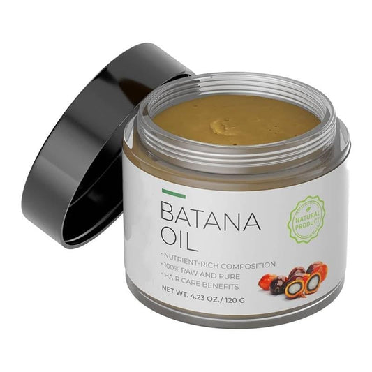 Generic Raw Batana Oil for Hair Growth: 100% Pure - Dr. Sebi Batana Oil from Honduras Unrefined Promotes Hair Thickness for Men & Women 4.2 OZ.