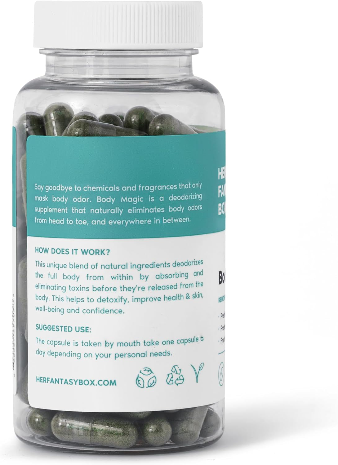 Body Magic Chlorophyll Capsules - 30 Vegan Capsules for Detox, Digestion, Gut Health, Skin Support, and Oily Skin - Natural Energy Booster (200 Mg) (100Mg) (200Mg)