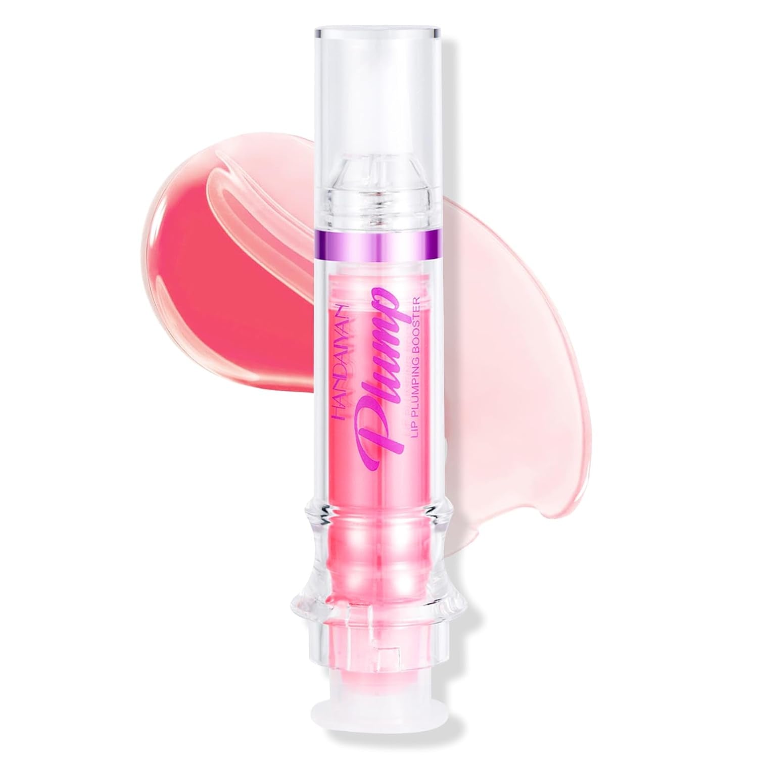 Erinde Lip Plumper Gloss, Natural Spicy Lip Plumping Booster Lip Plumping Oil, Ultra-Hydrating & Nourishing Plump and Pout Lip Plumper, Glossy Finish Fuller Lip Plumping Lip Gloss for Women Girls, 02#