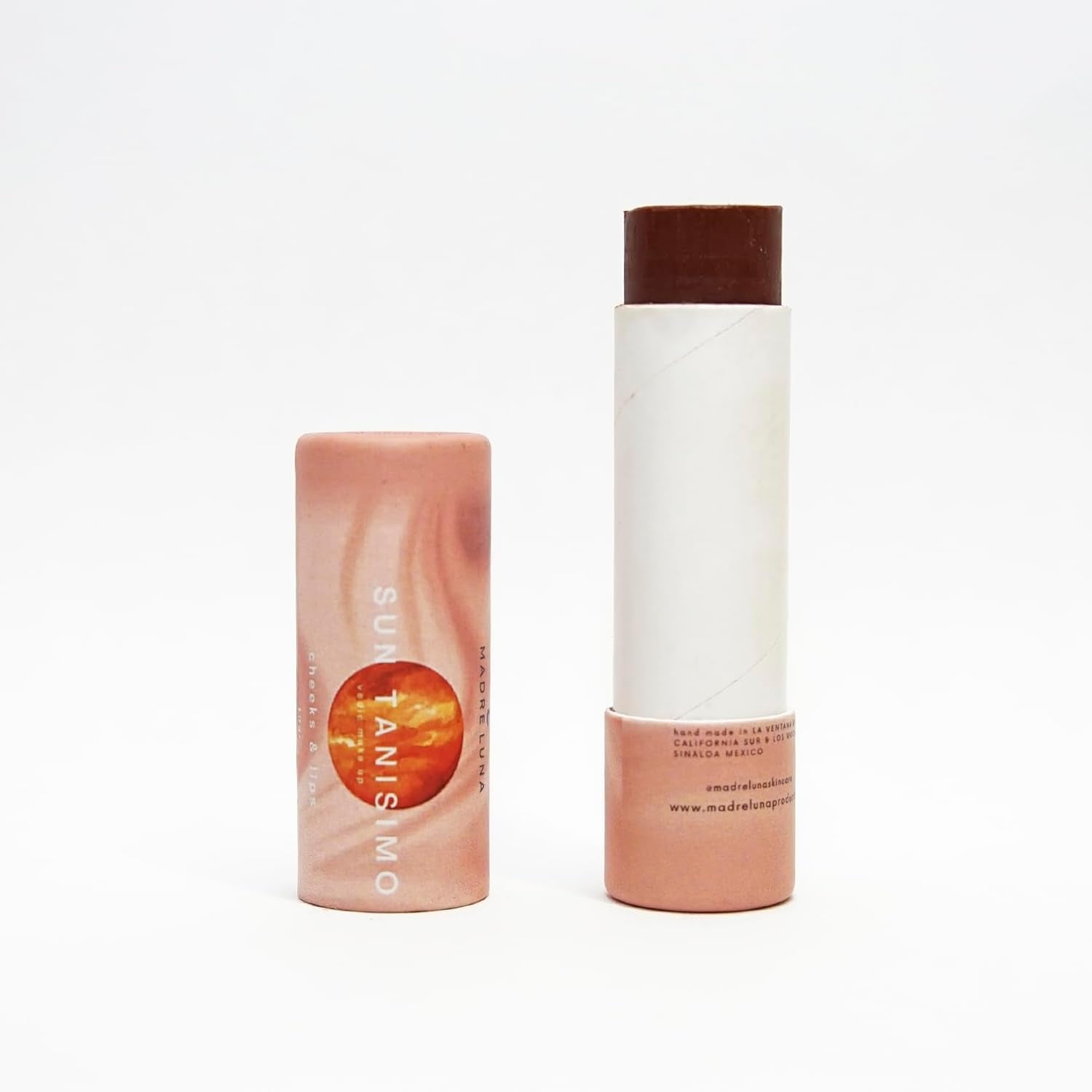 MADRE LUNA AYURVEDIC SKIN CARE, Cheeks & Lips, Lip Balm, Natural Look, Deep Hydratation. (Cosmic Balm) Deep Hydration, UV Protection, Enhances Lip Glow, with Cocoa Butter.