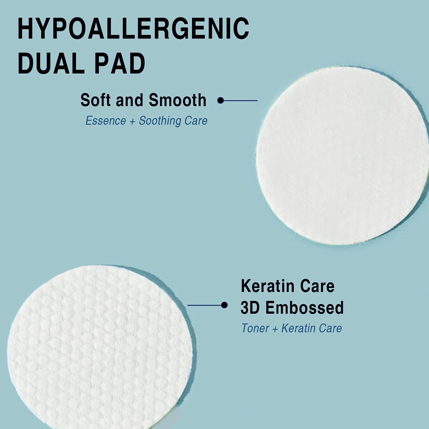 Mediheal Watermide Pore Tightening Essence Toner Pad - Pore Minimizing, Hydrating, and Exfoliating Pads, Cotton Pads Enriched with Sea Water and Ceramide for Nourishment and Hydration, 50 Sheets